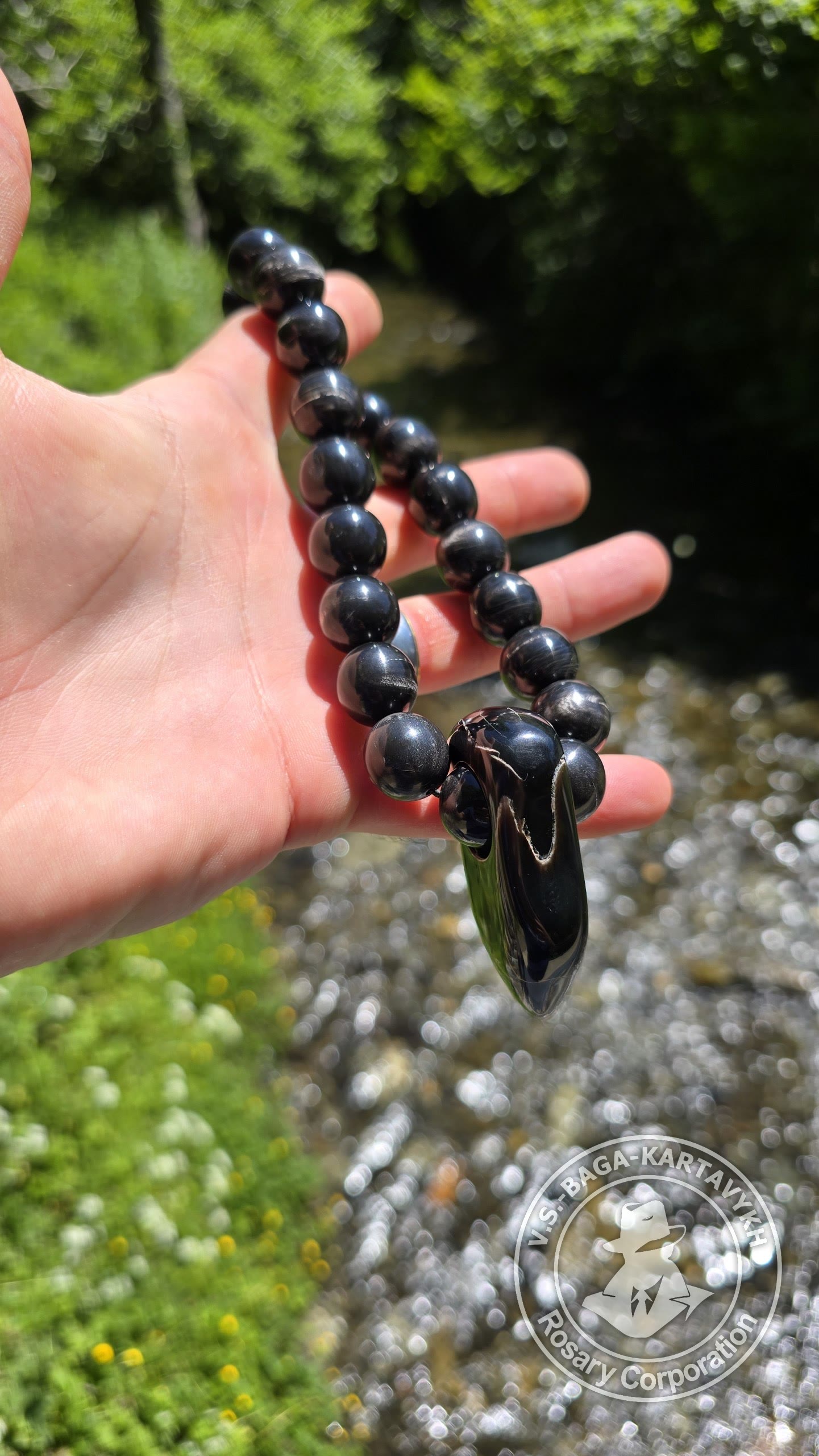 Peribory worry beads — buffalo horn, no. 767 — 2