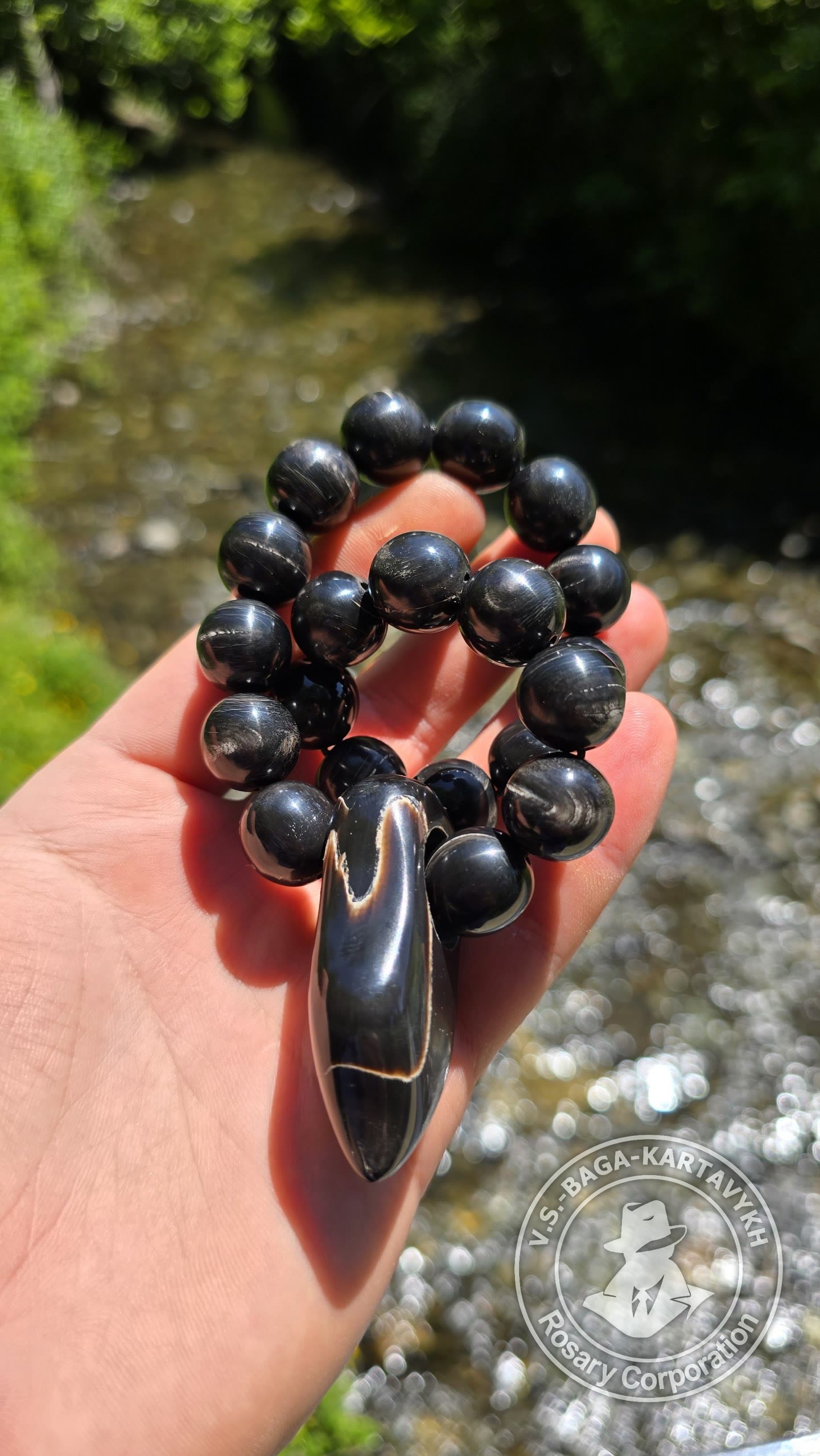 Peribory worry beads — buffalo horn, no. 767 — 3