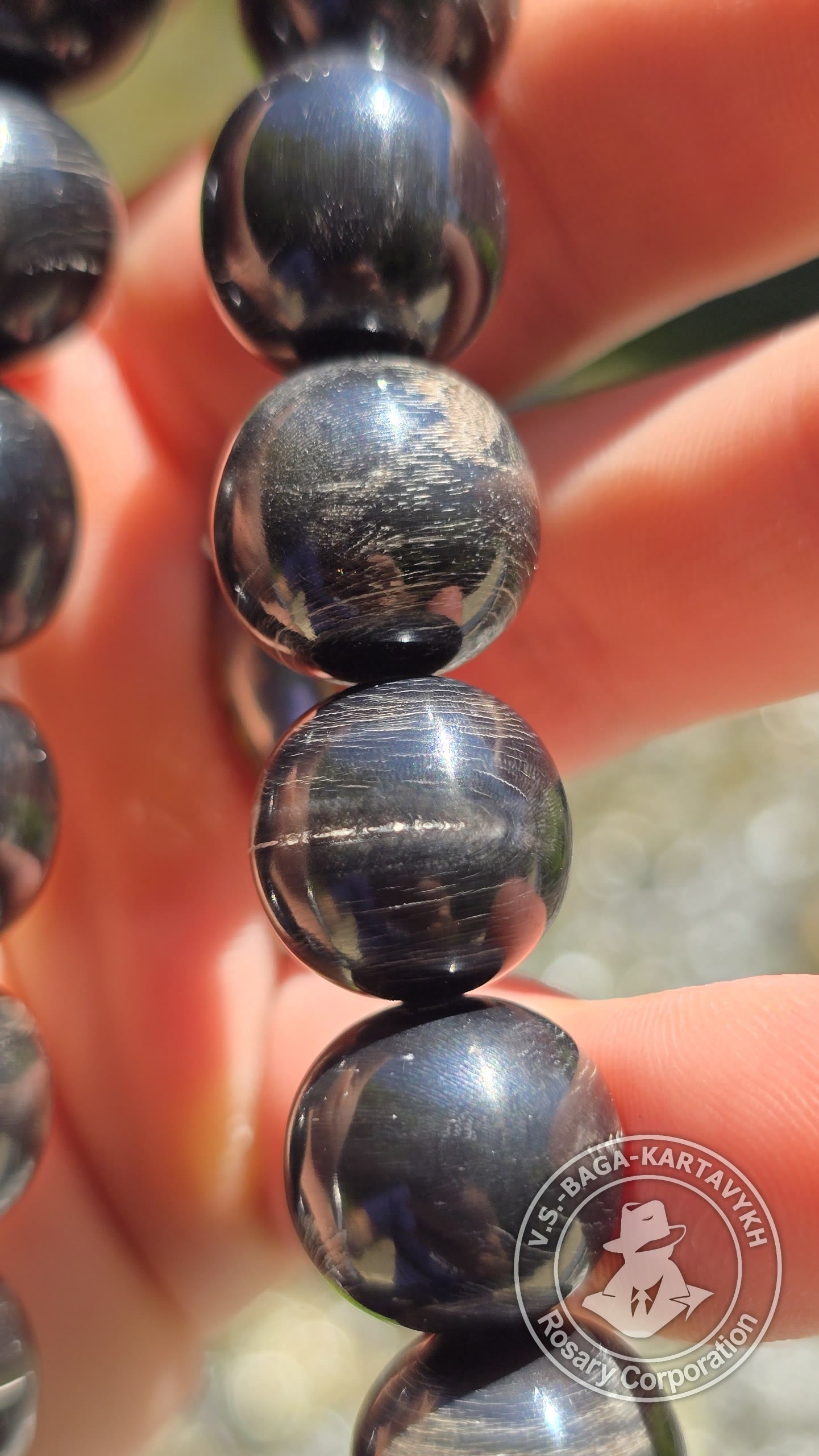 Peribory worry beads — buffalo horn, no. 767 — 5