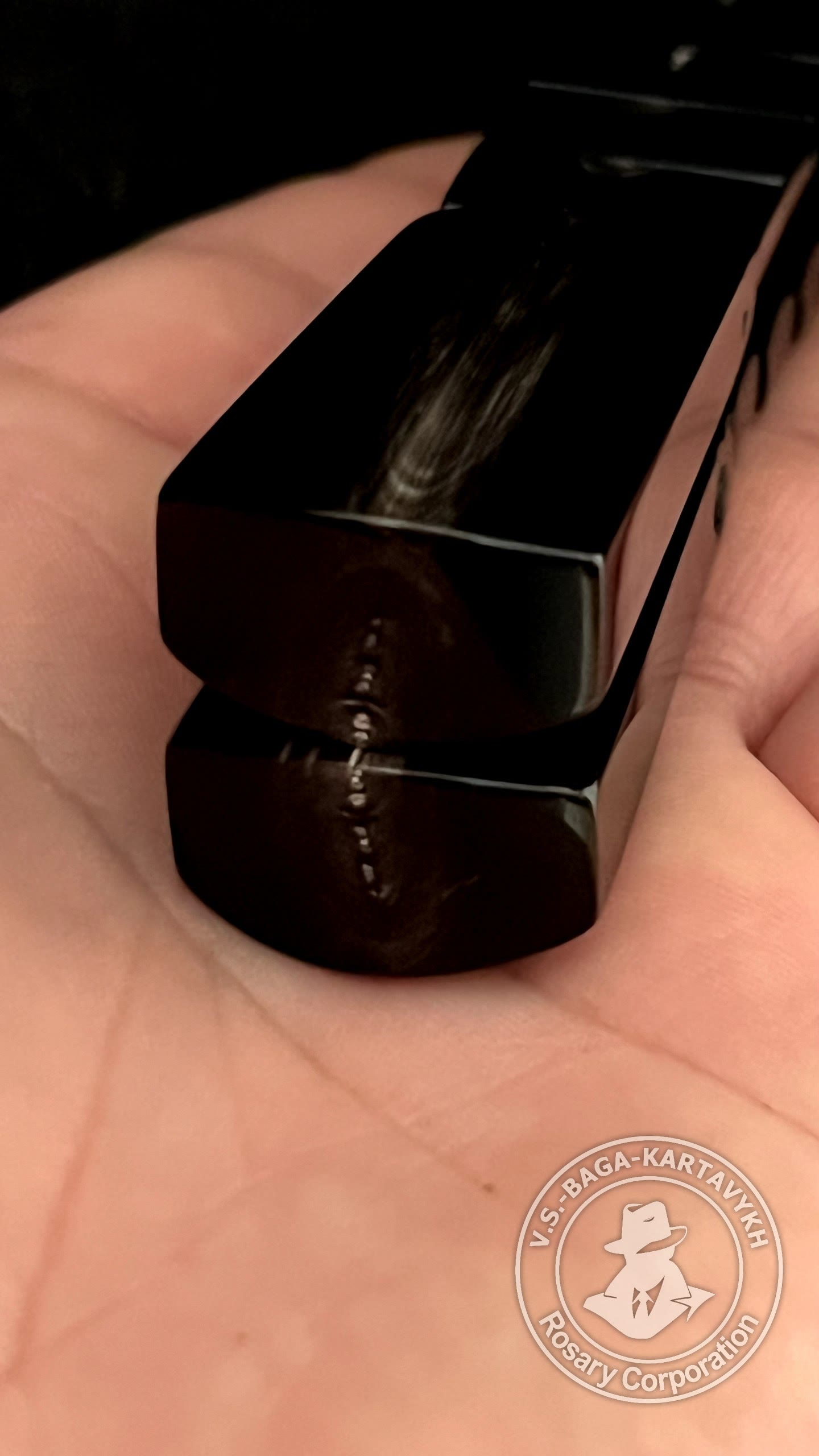 Cushions worry beads — buffalo horn, no. 778 — 7