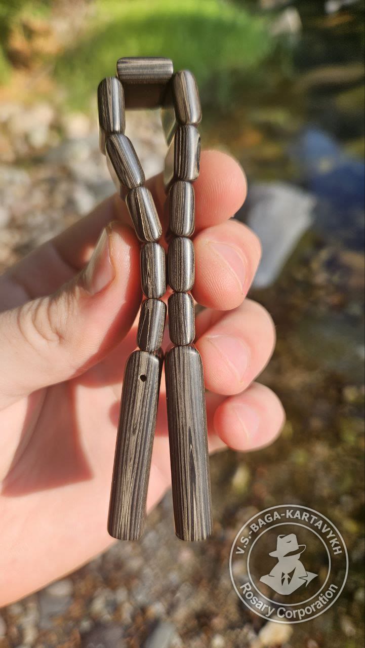 Strict classic worry beads — German colored ebonite, no. 79 — 5