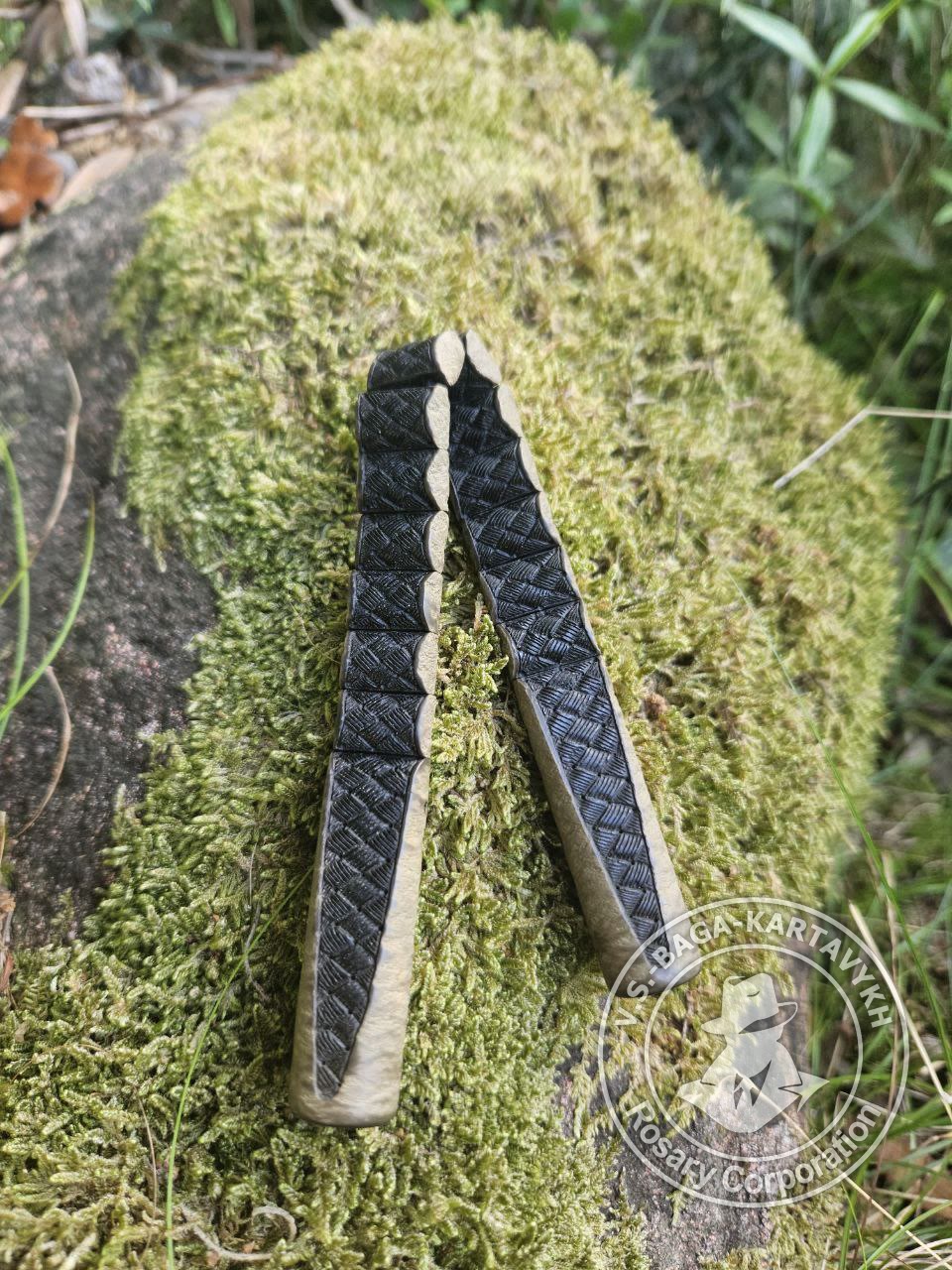 Worry beads Soviet ebonite, no. 96 — 3