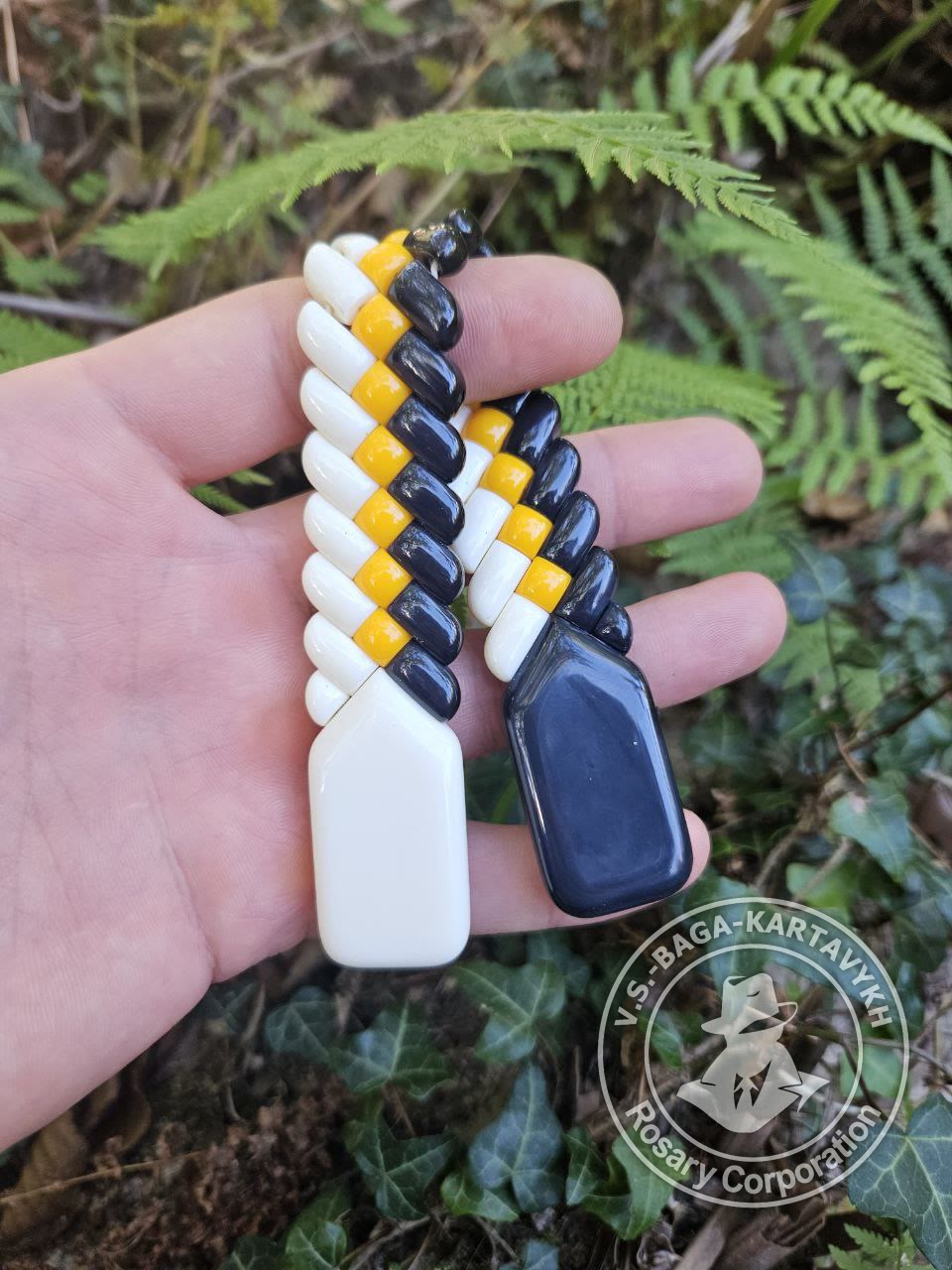 Pogon worry beads — Aramith billiard ball, no. 97 — 3